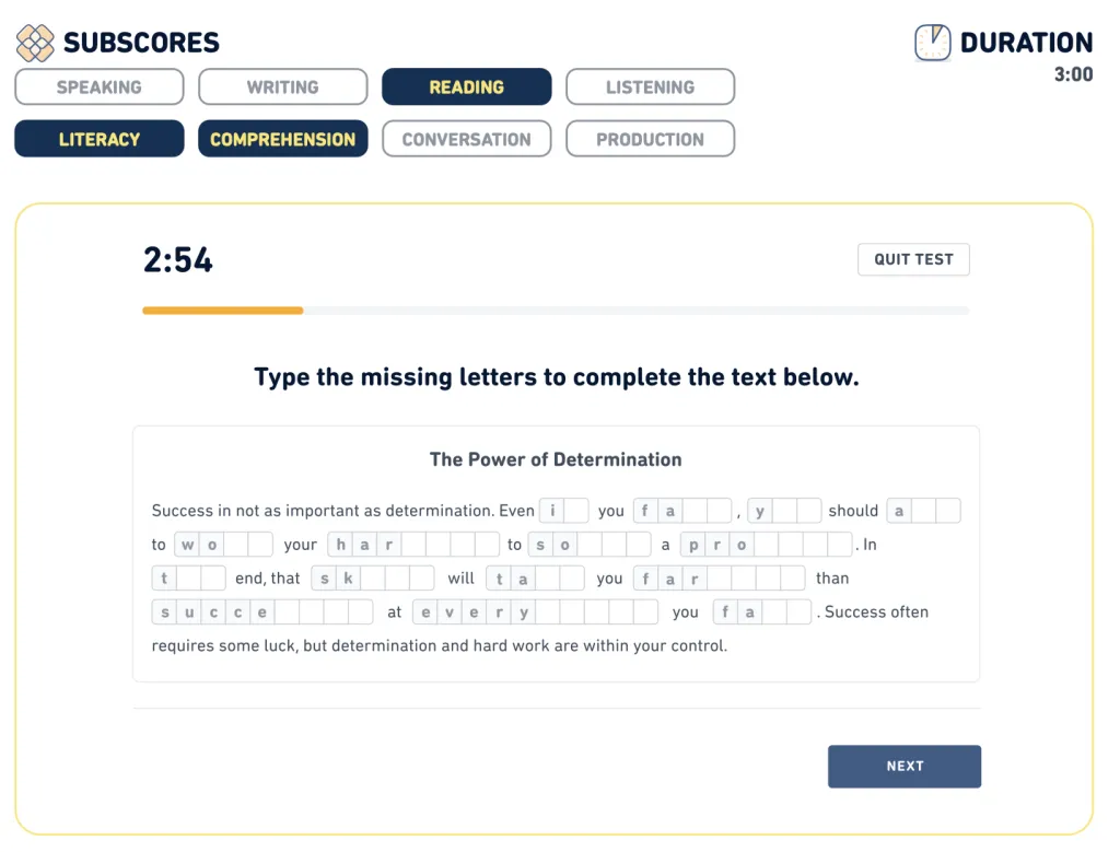 Understanding the Question Format