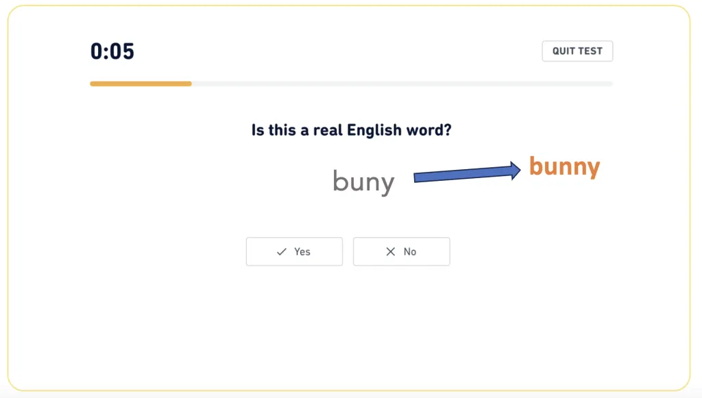 An example of common patterns of frequently misspelled words: bunny