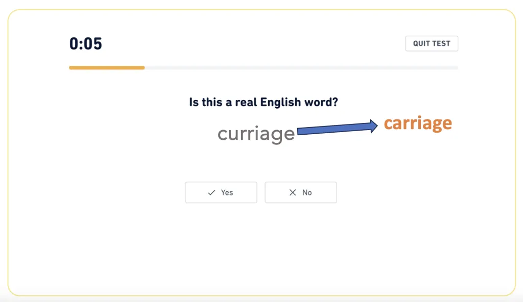 An example of common patterns of frequently misspelled words: carriage.